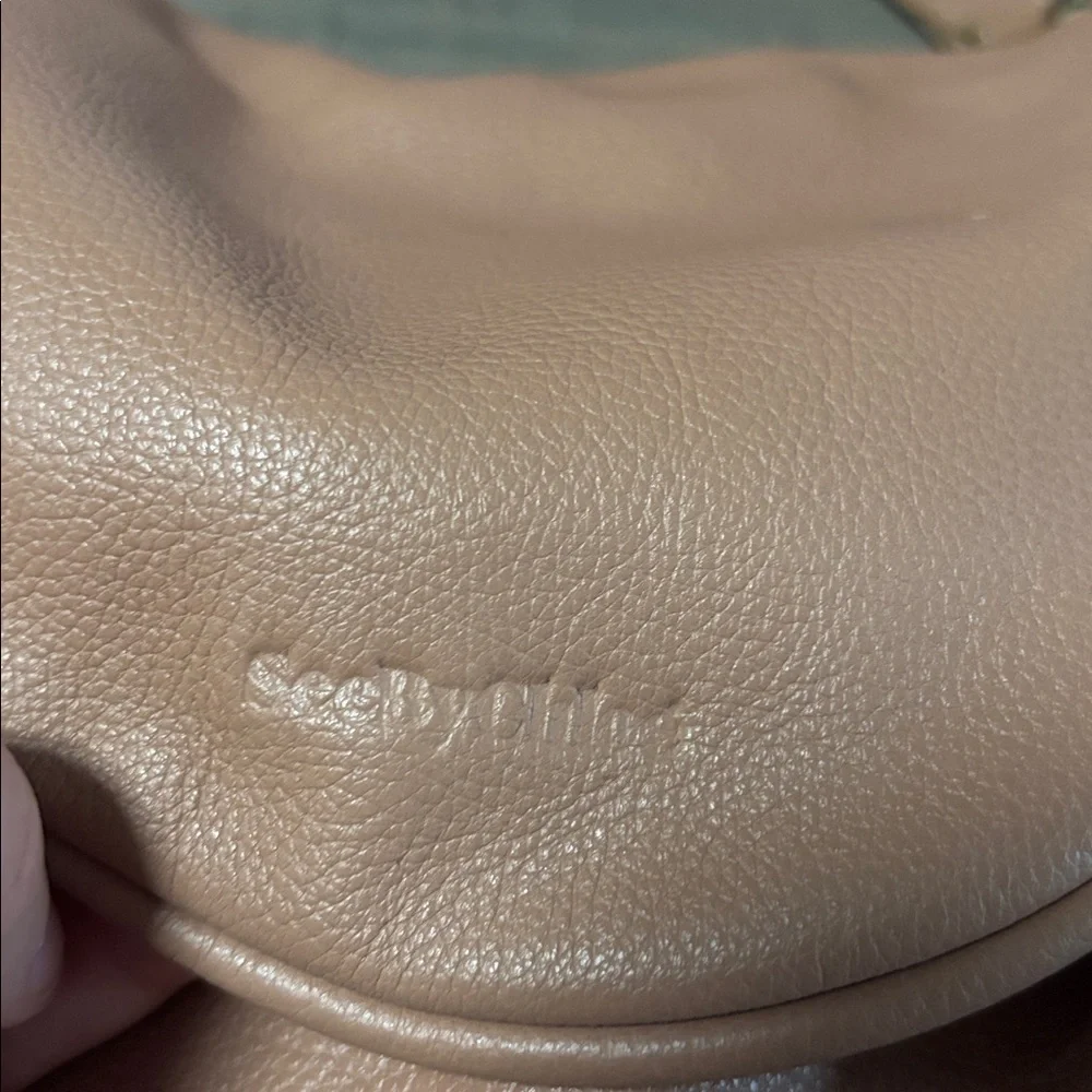 See By Chloe Lena Messenger Bag Leather Nougat with Gold Hardware and Dustbag